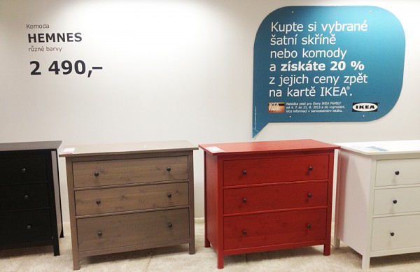 Akce: Ikea – získejte zpět 20 % při nákupu šatní skříně či komody